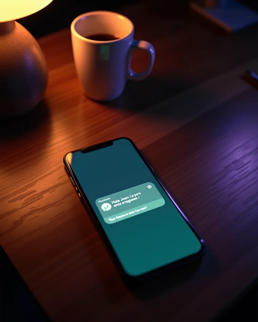 60 seconds · automatic WhatsApp notification