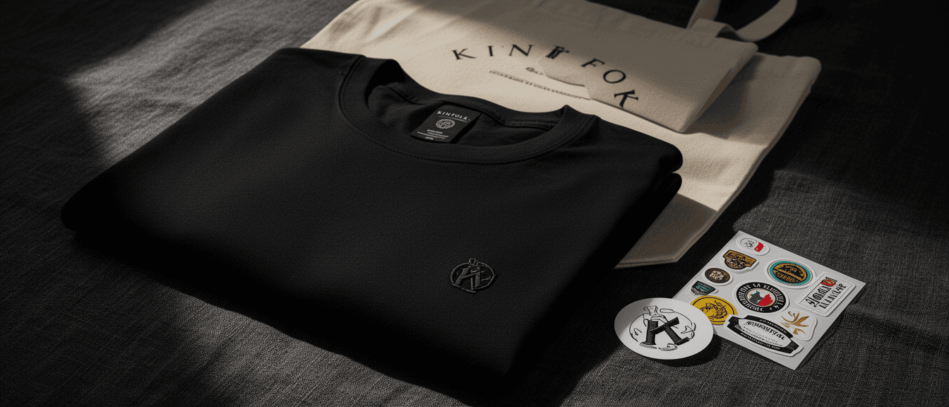 Apparel personalizado doblado con logo bordado