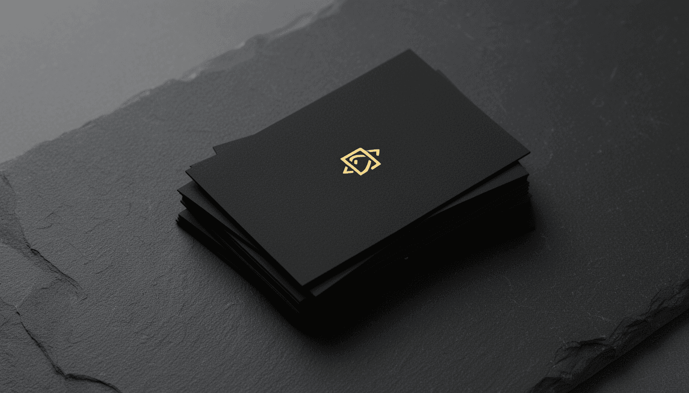 Pila de tarjetas mate premium