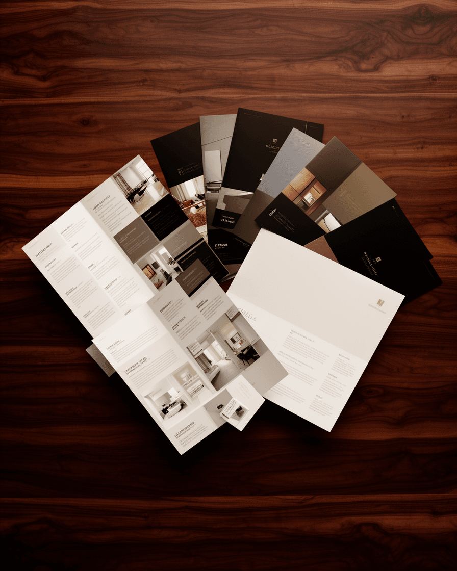 Pila de postales para correo directo