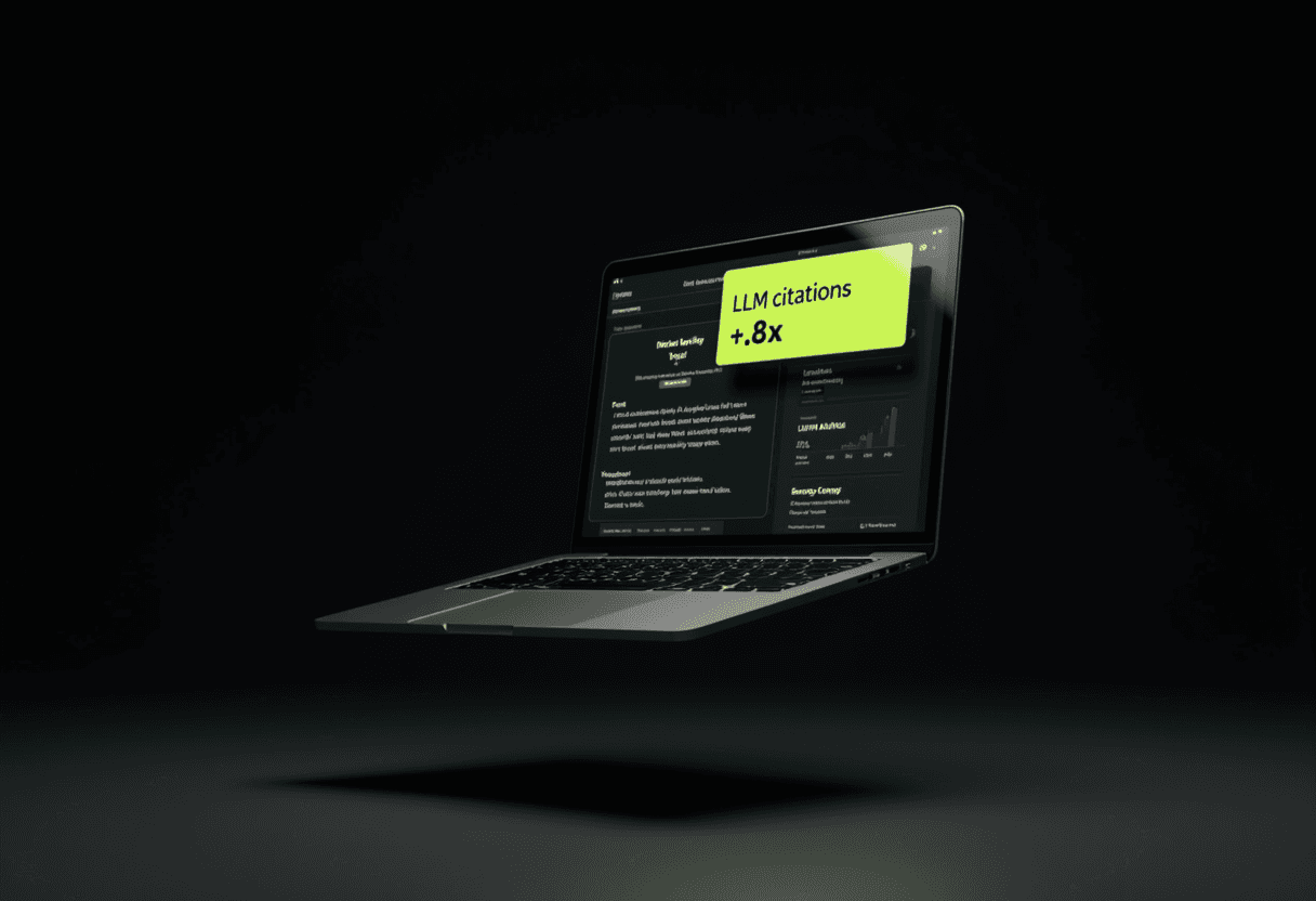 ChatGPT citando un sitio construido por KOAI