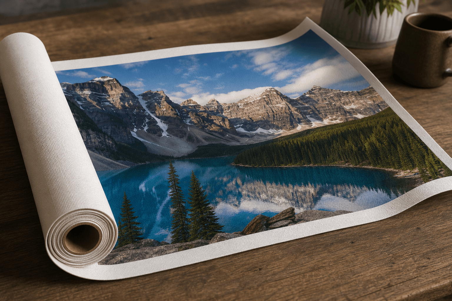 Rolled Canvas