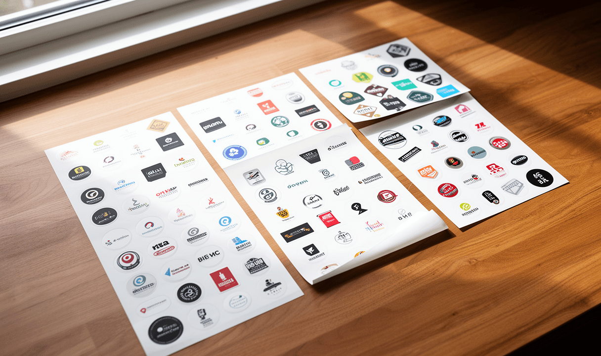 Hojas kiss-cut de stickers personalizados