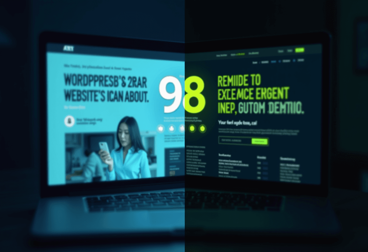 SaaS redesign — before and after