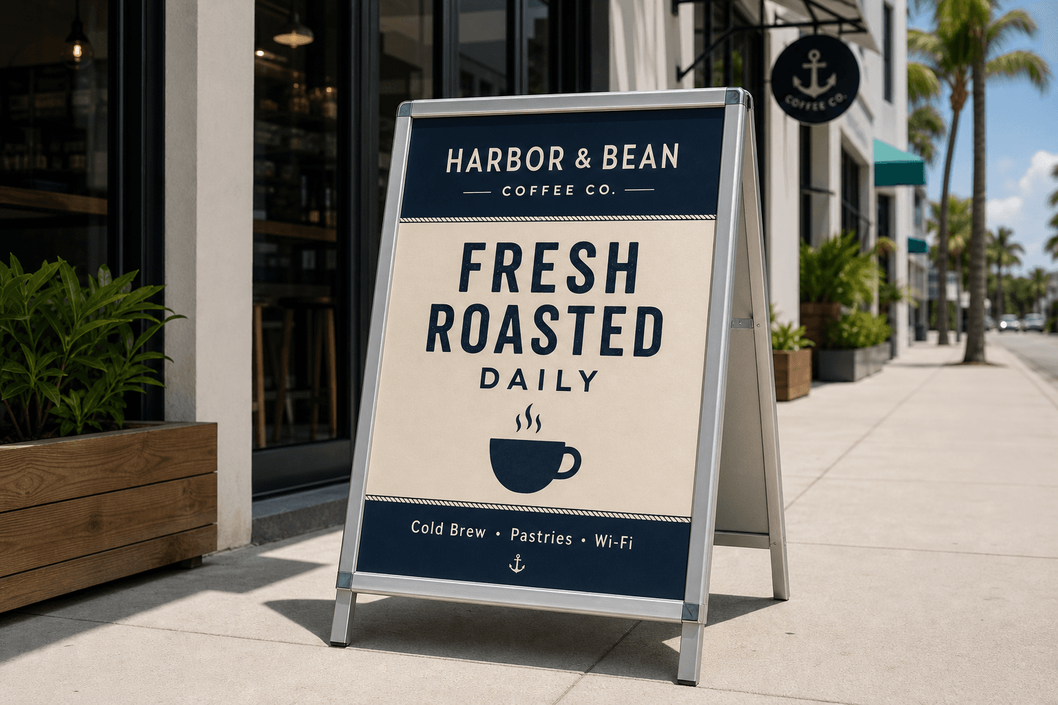 A-Frame Sidewalk Sign